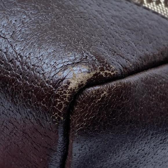 Gucci GG Canvas Zipper Crossbody Pochette Brown - Picture 9 of 9